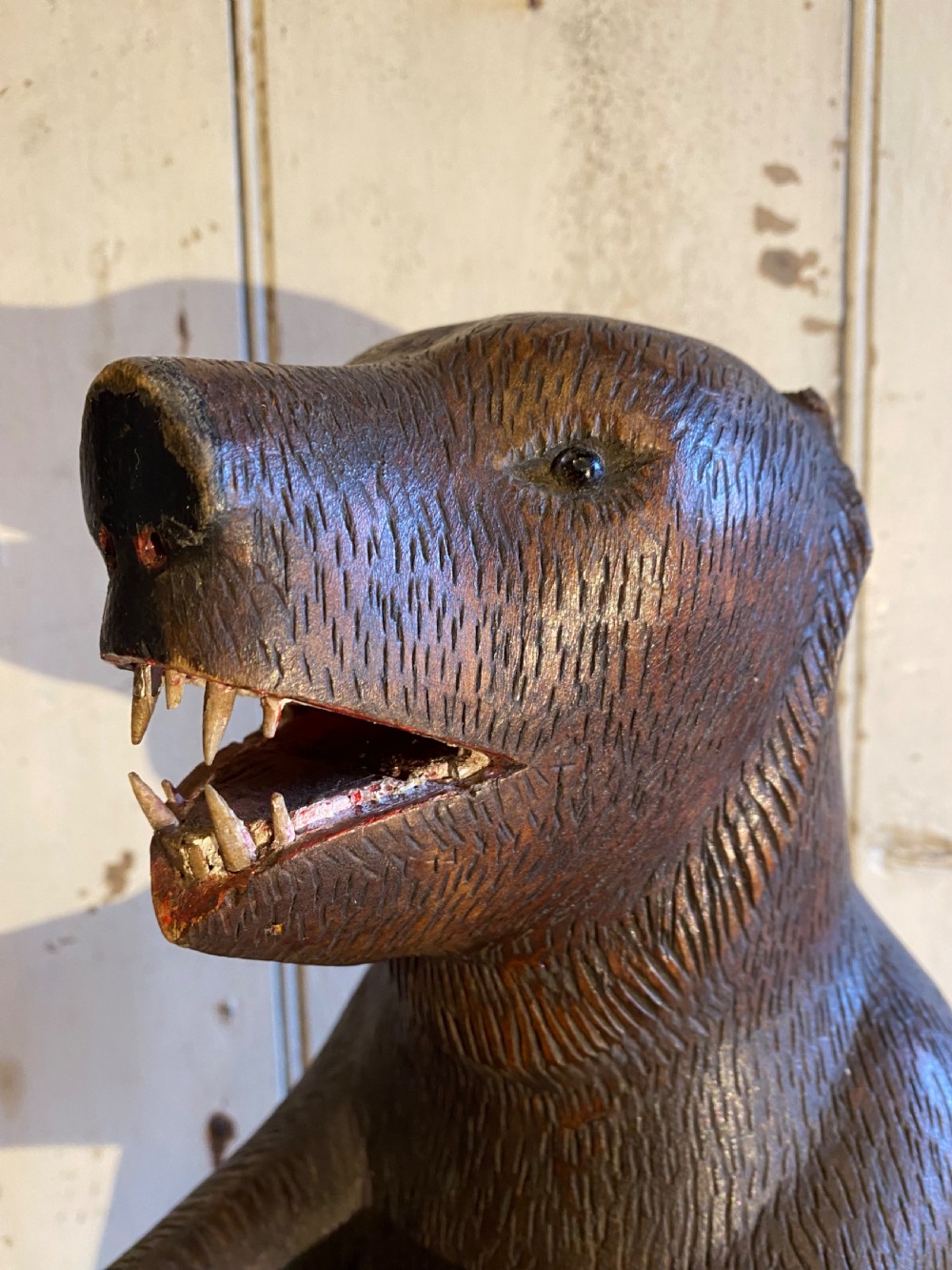 Antique Carved Wood Bear ‘Black Forest’ View XI