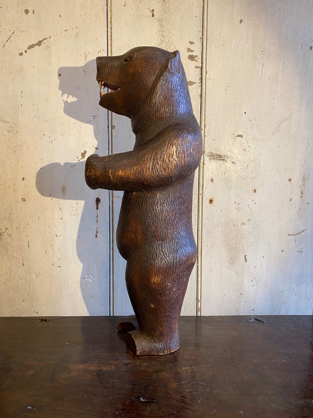 Antique Carved Wood Bear ‘Black Forest’ View XII