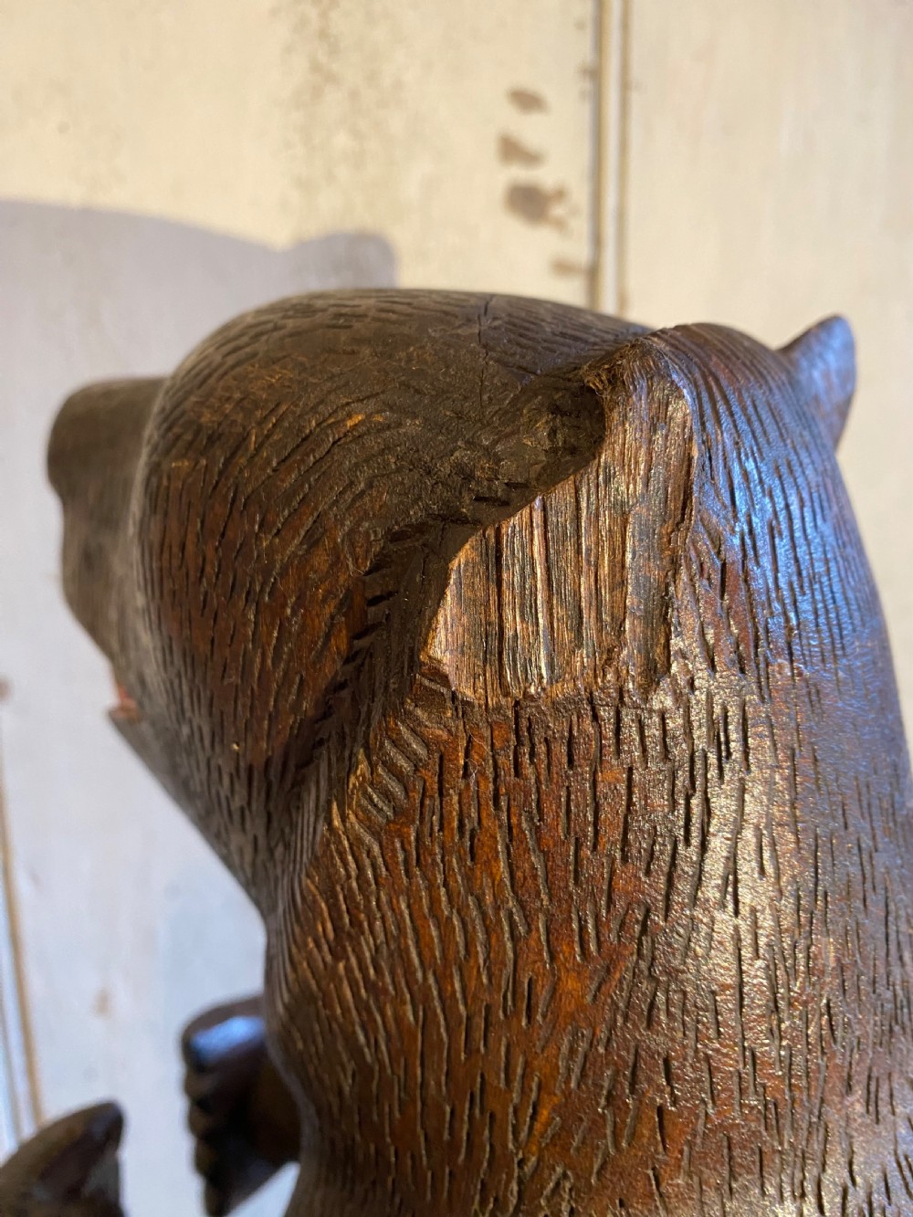 Antique Carved Wood Bear ‘Black Forest’ View XIII