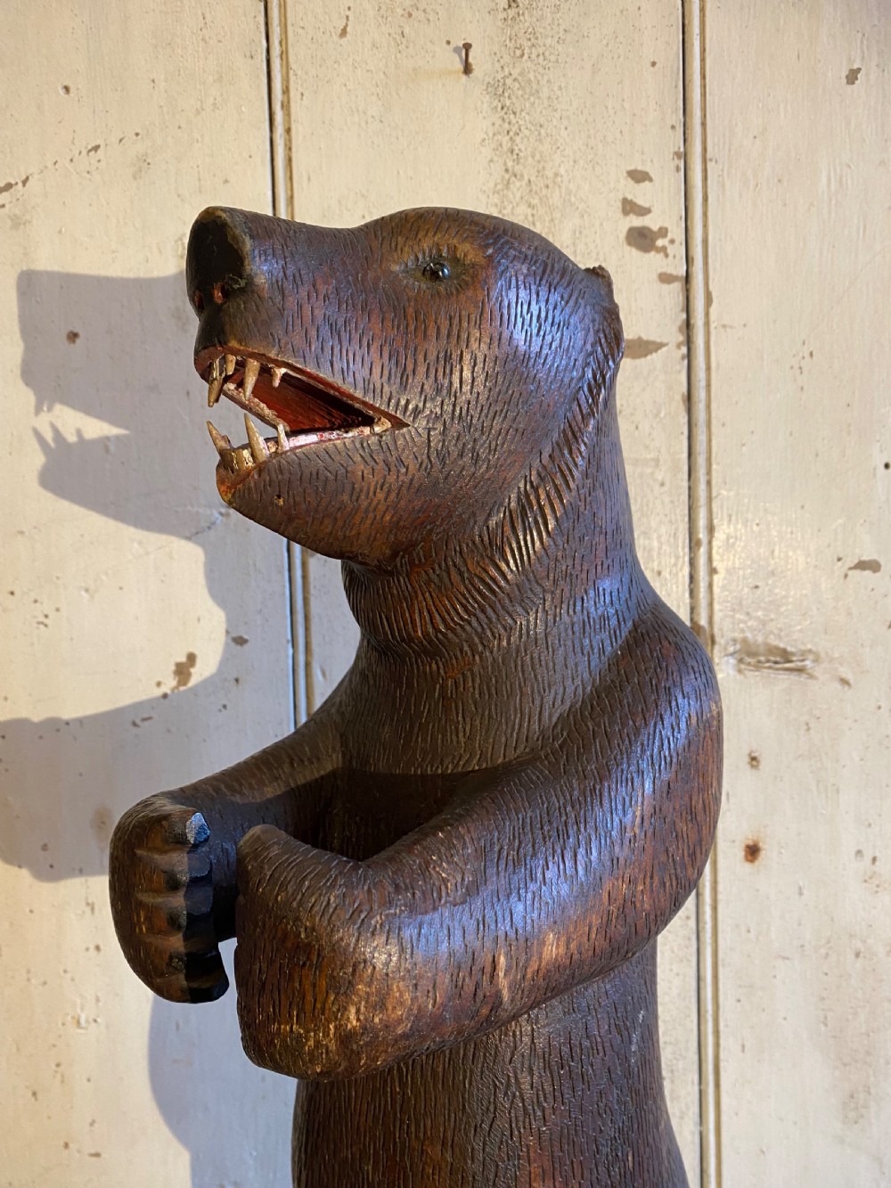 Antique Carved Wood Bear ‘Black Forest’ View XV
