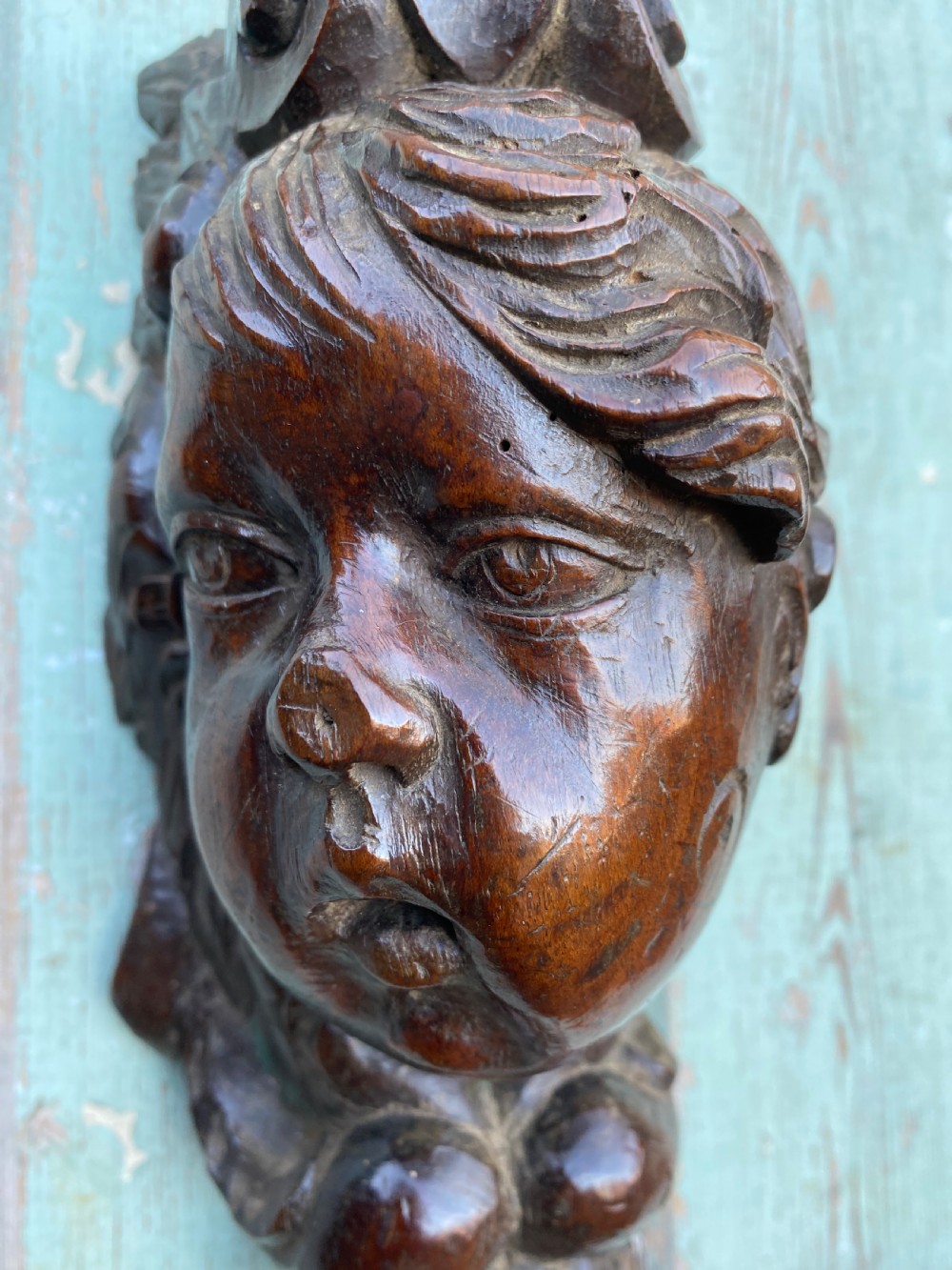 Early Carved Cherub  View IV