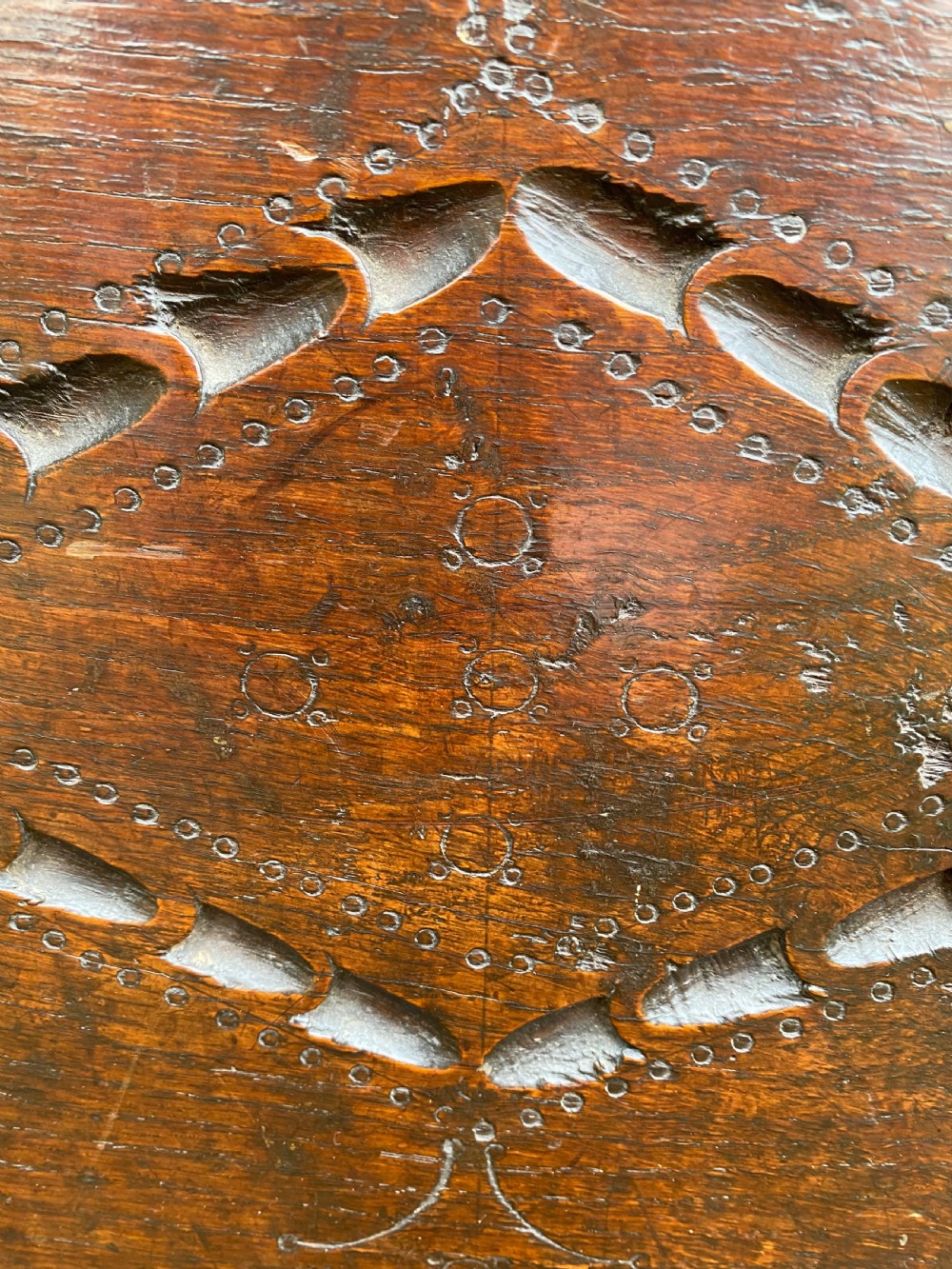 Early Oak Sword Chest View XIII