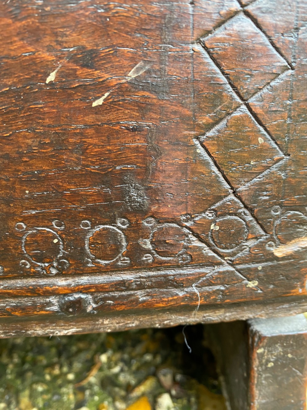 Early Oak Sword Chest View XVIII