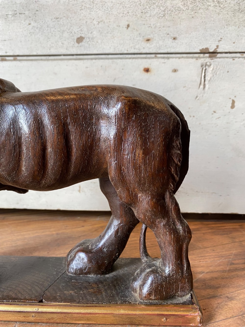 A Pair of Carved Oak Lions View VIII