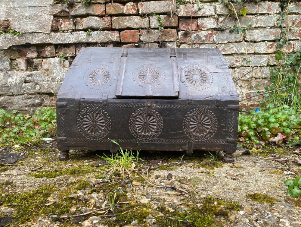 Antique Indian Chest View II