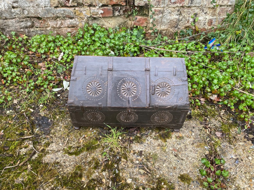 Antique Indian Chest View III