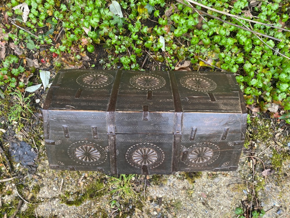 Antique Indian Chest View V