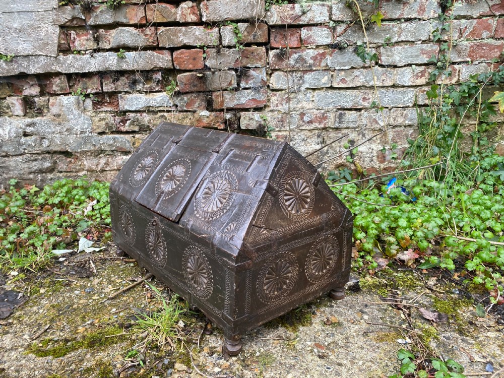 Antique Indian Chest View X