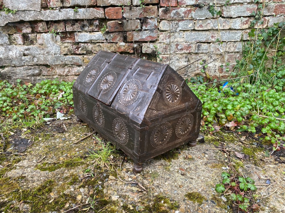 Antique Indian Chest View XI