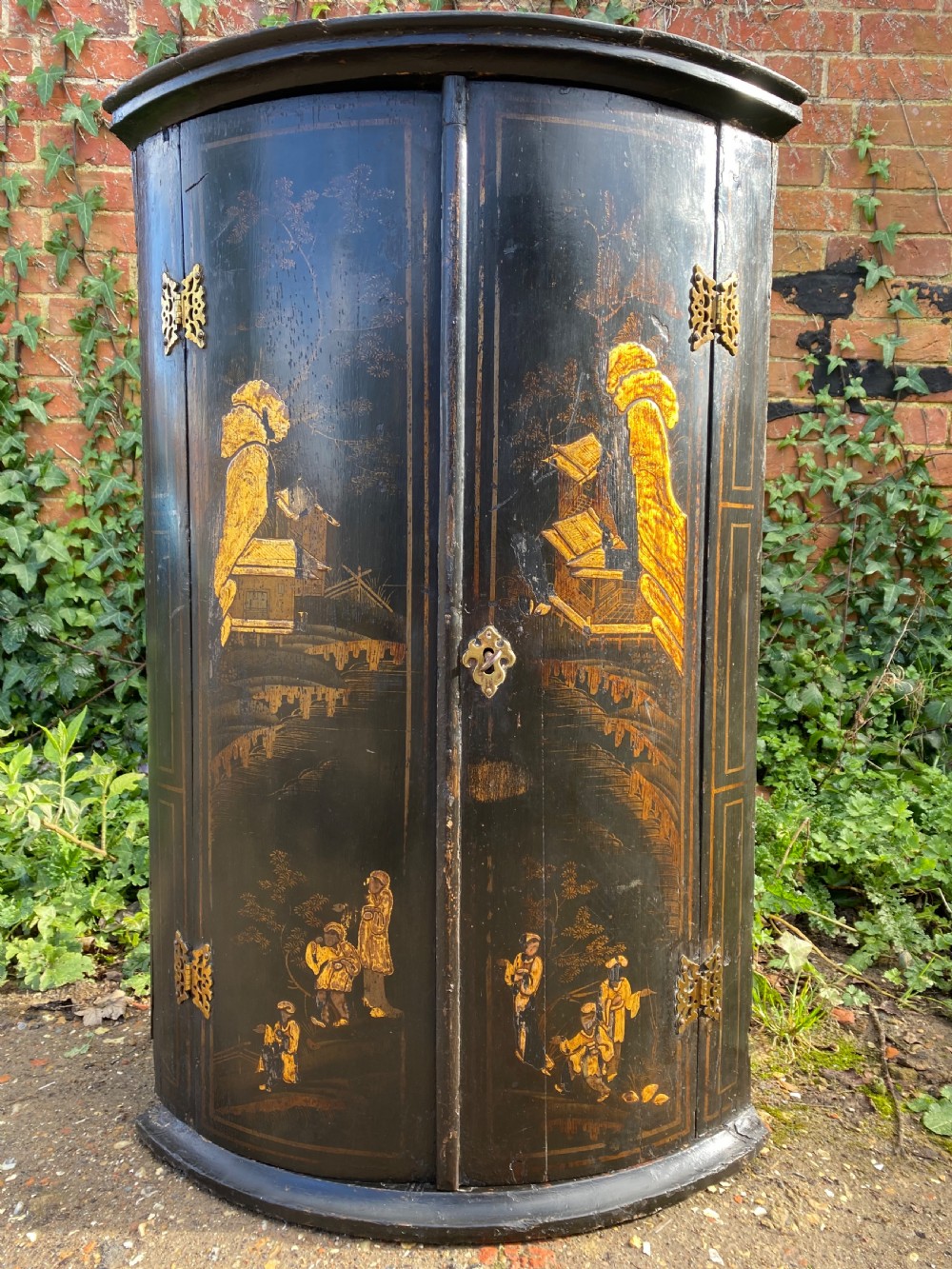 Georgian Chinoiserie Corner Cupboard  View IV