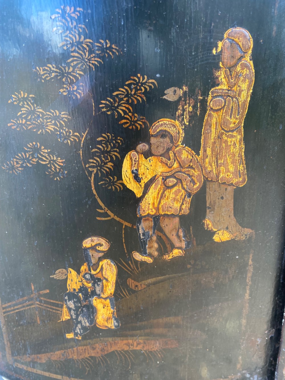 Georgian Chinoiserie Corner Cupboard  View VI