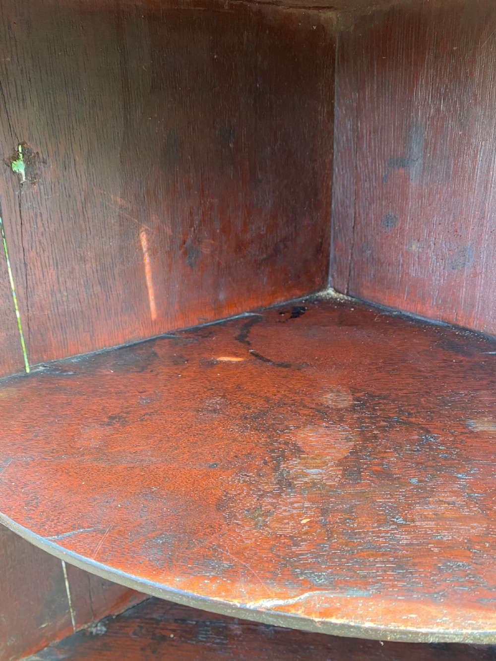 Georgian Chinoiserie Corner Cupboard  View XV
