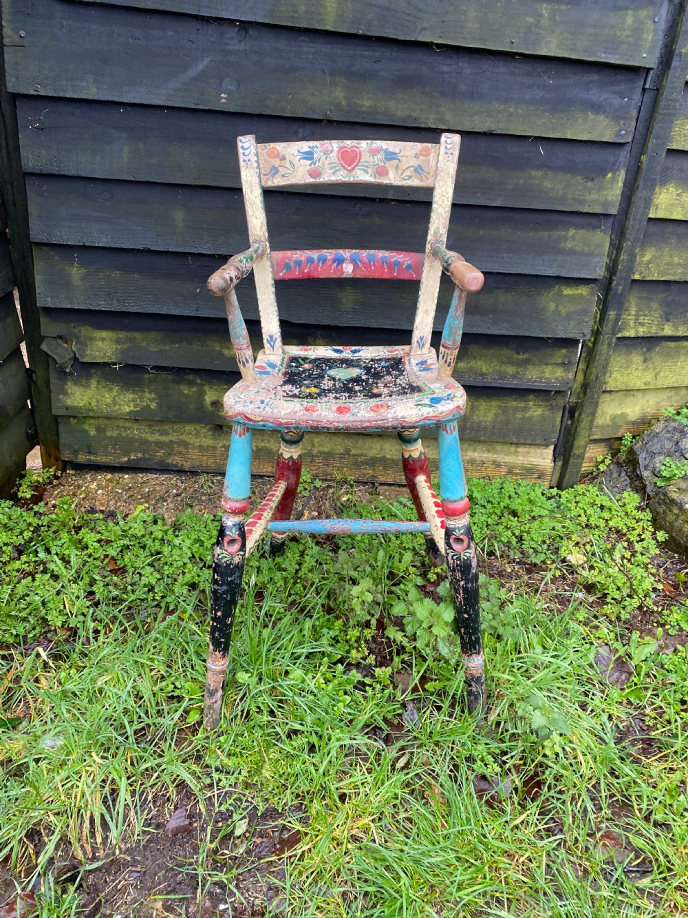 An Antique ‘bargework’ child’s Chair View IV