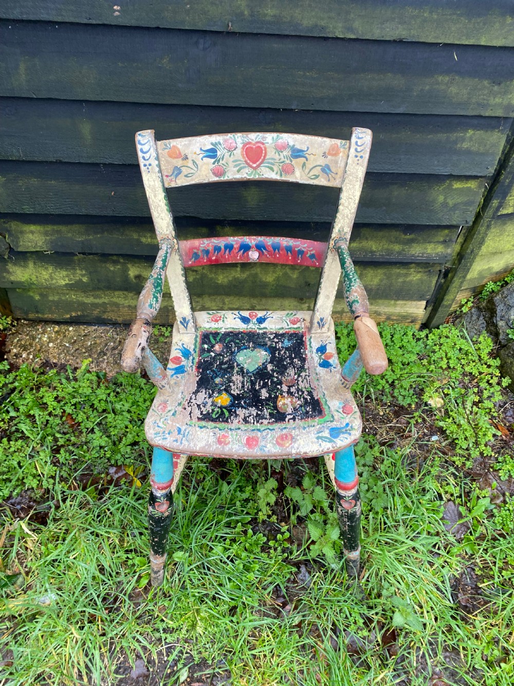 An Antique ‘bargework’ child’s Chair View V
