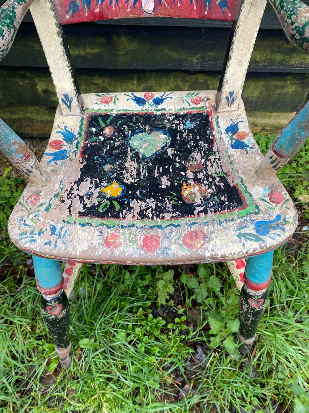 An Antique ‘bargework’ child’s Chair View VI
