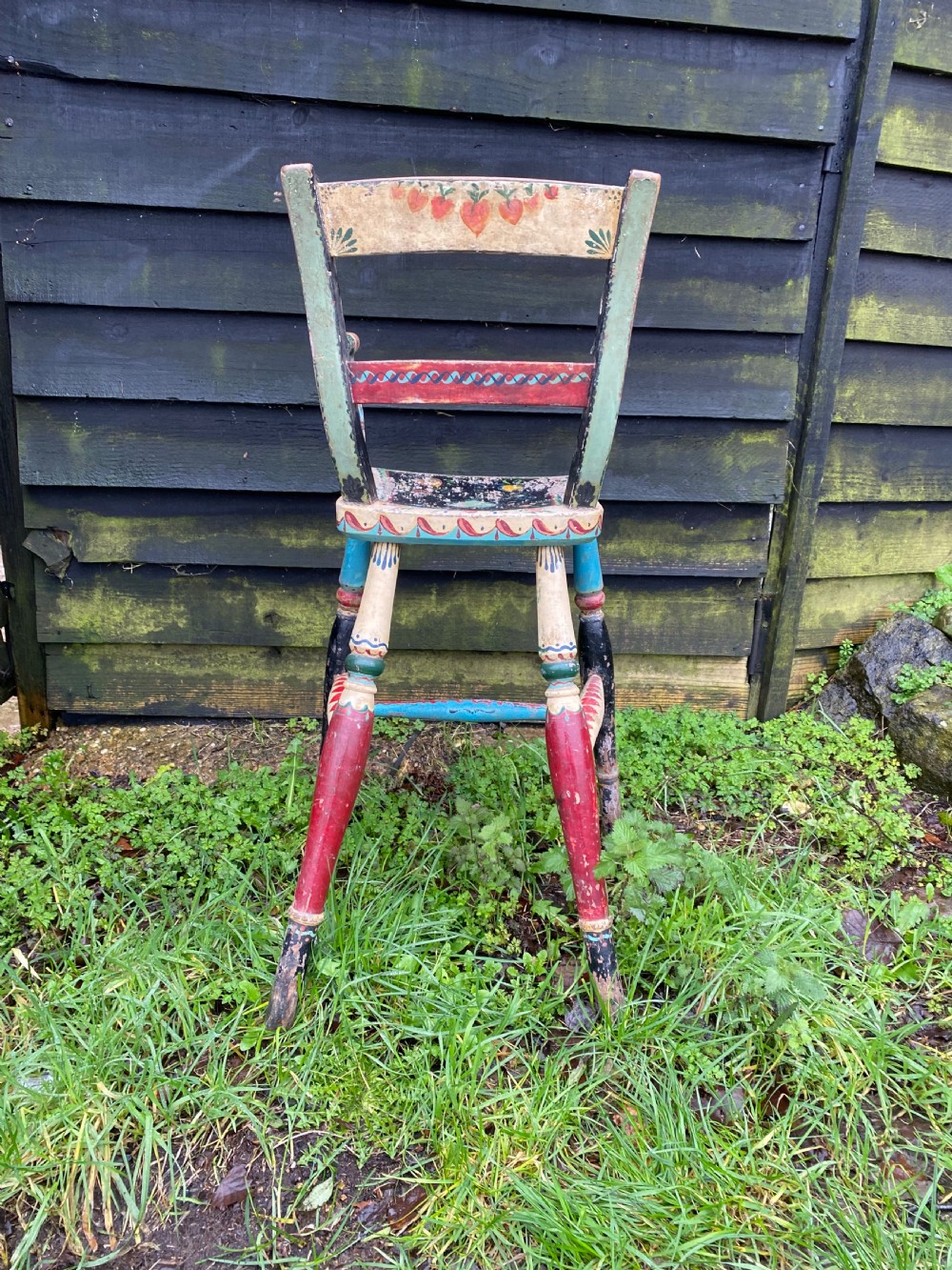 An Antique ‘bargework’ child’s Chair View XVI