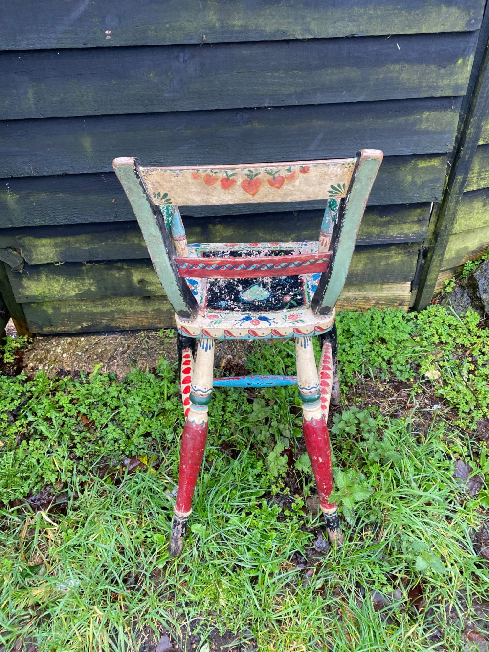 An Antique ‘bargework’ child’s Chair View XVII
