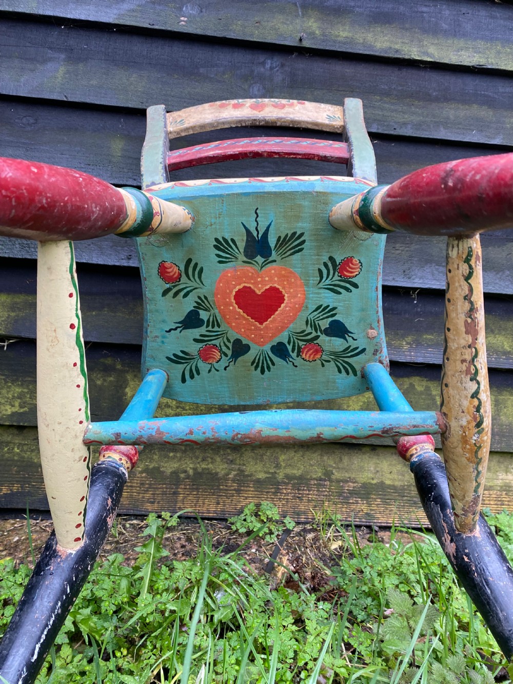 An Antique ‘bargework’ child’s Chair View XXI