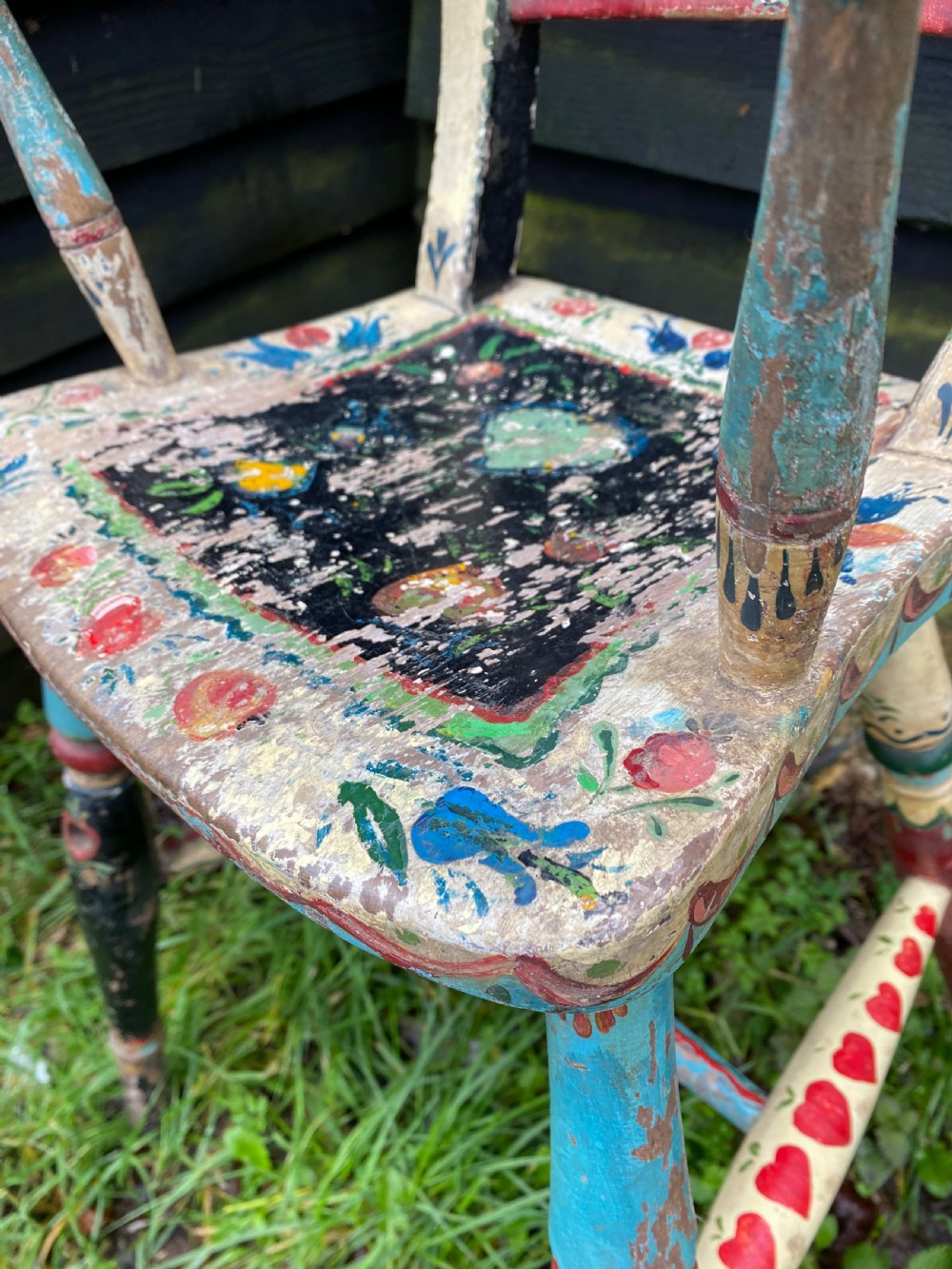 An Antique ‘bargework’ child’s Chair View XXII