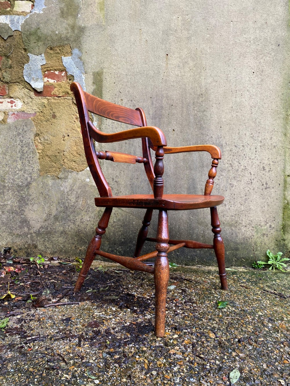 Antique Oxford Arm Chair
