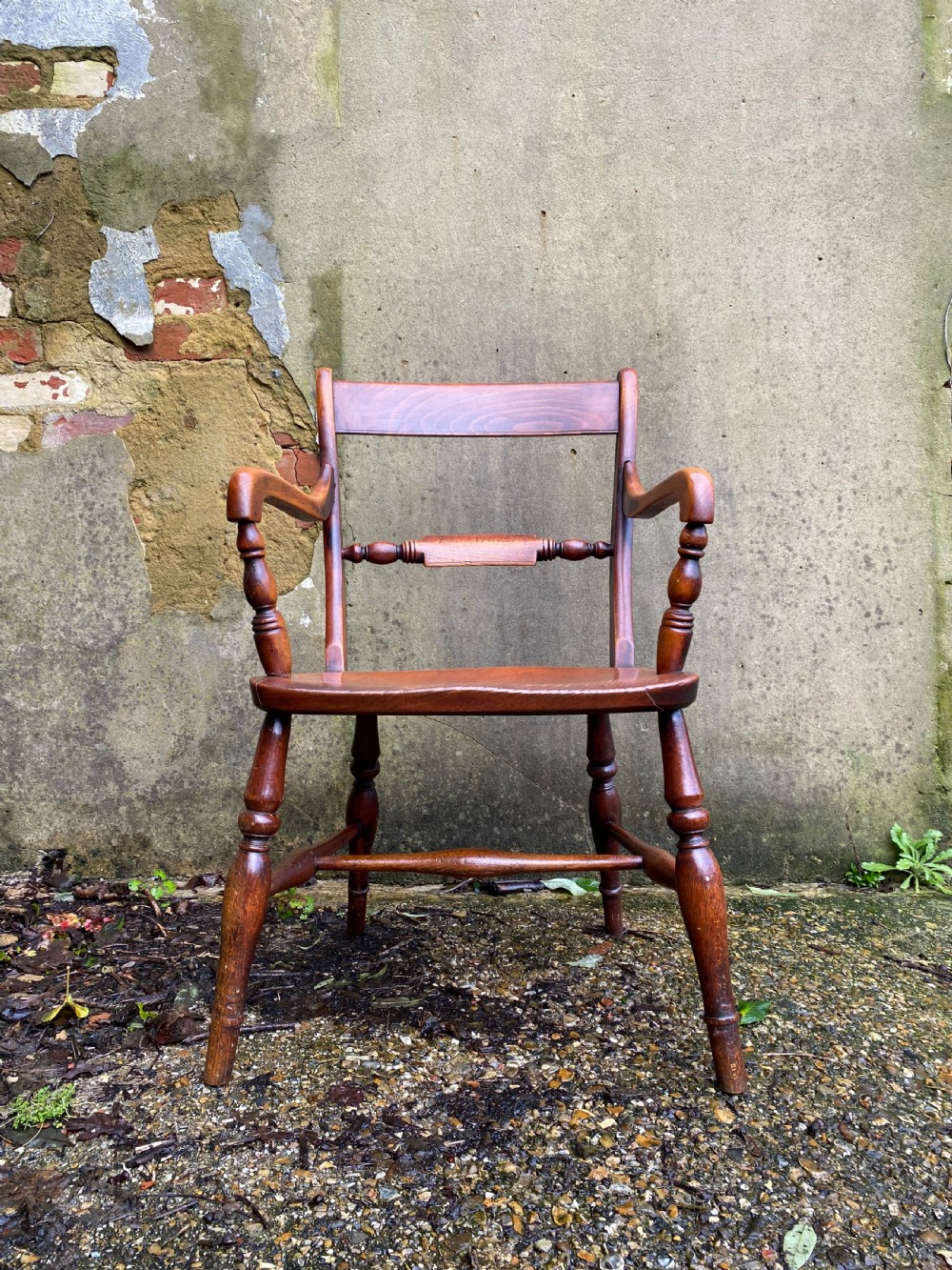 Antique Oxford Arm Chair View II