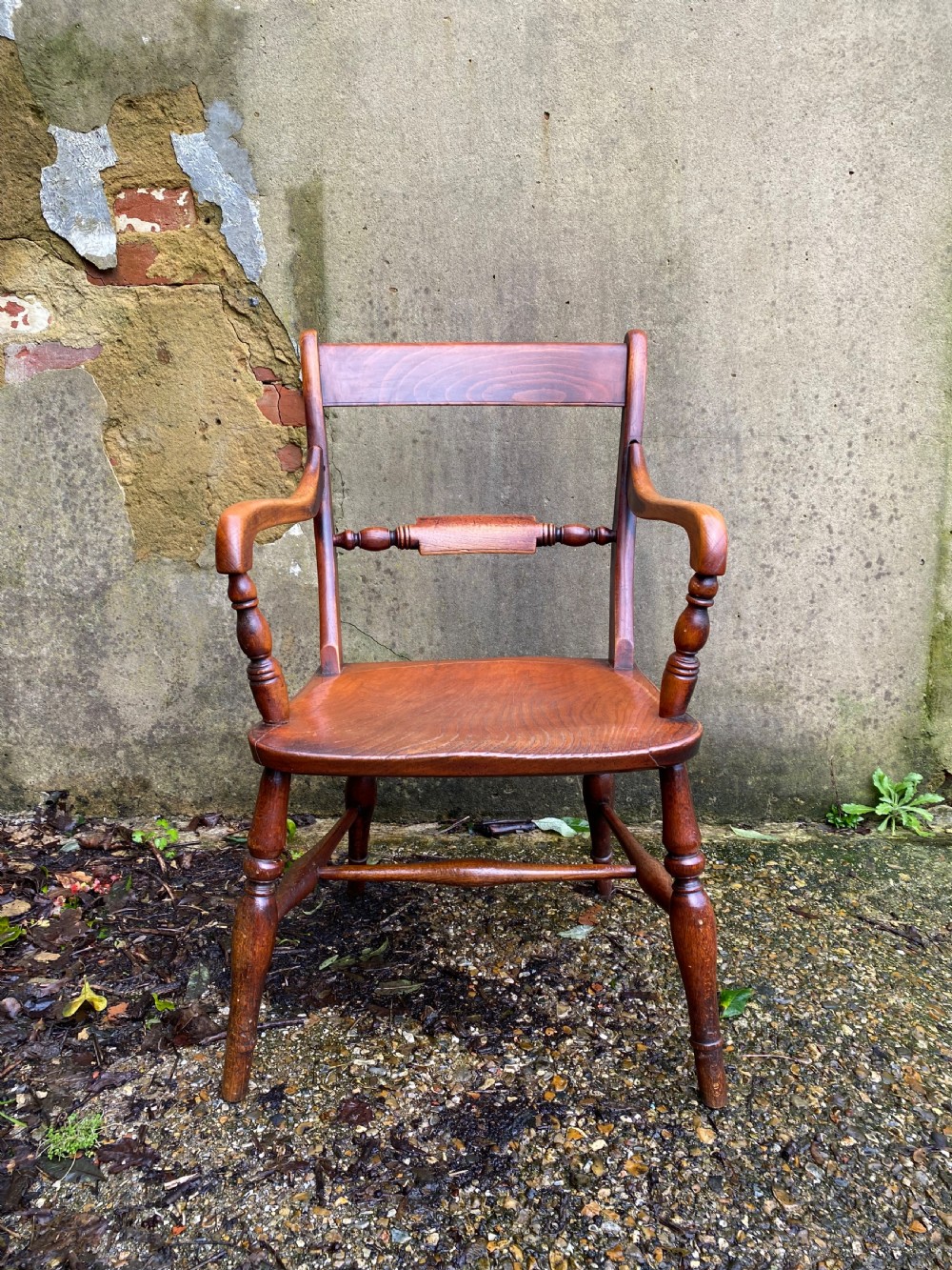 Antique Oxford Arm Chair View III