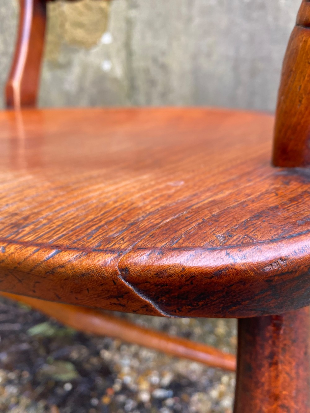 Antique Oxford Arm Chair View V