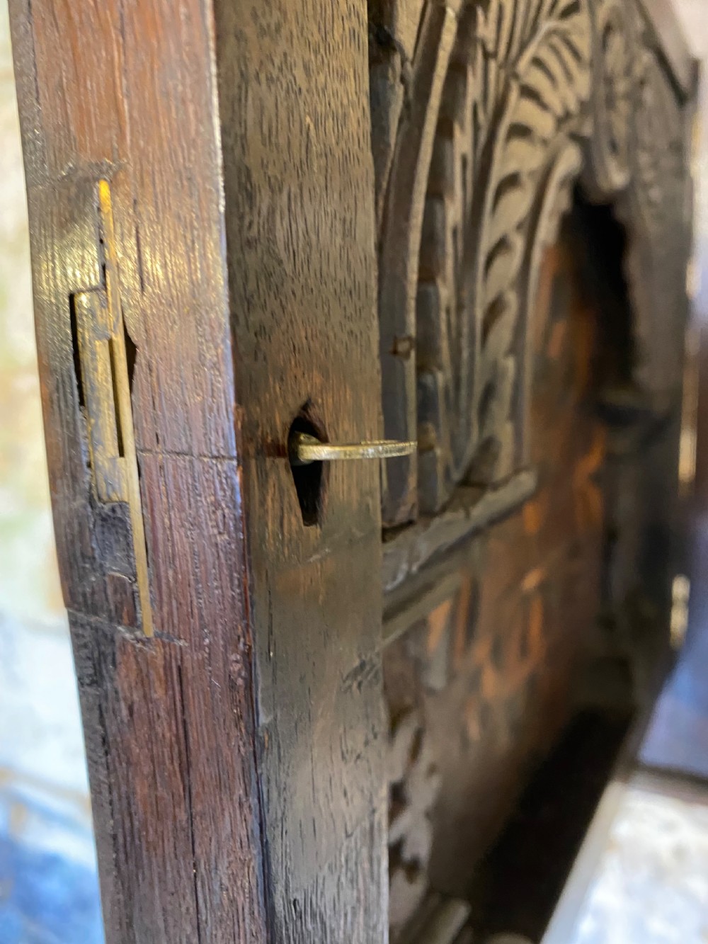 Early Oak Wall Cupboard  View IX