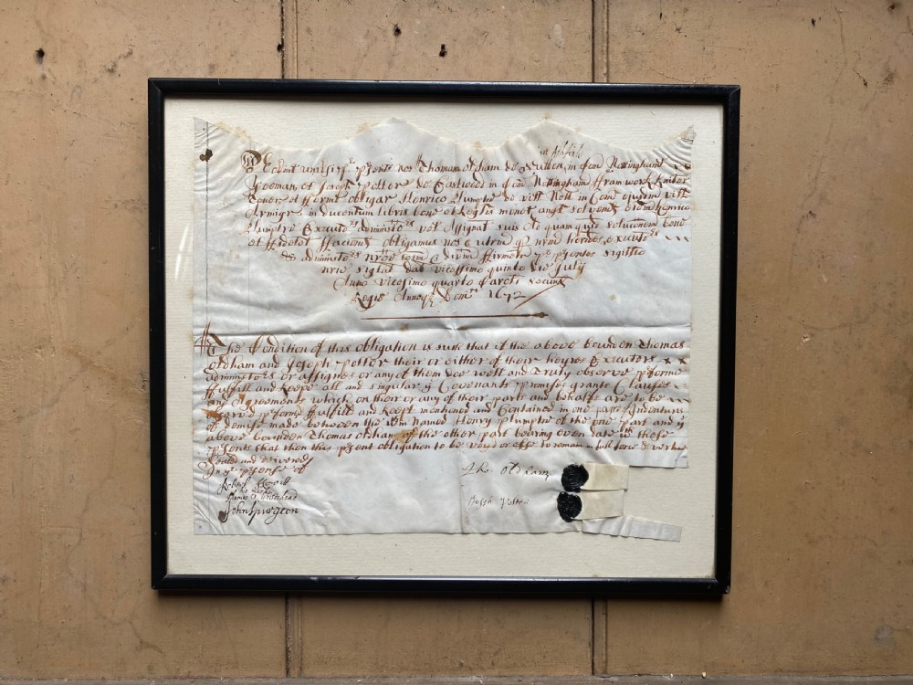 17th Century legal Document