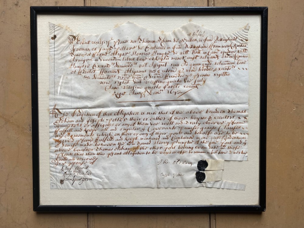 17th Century legal Document View II