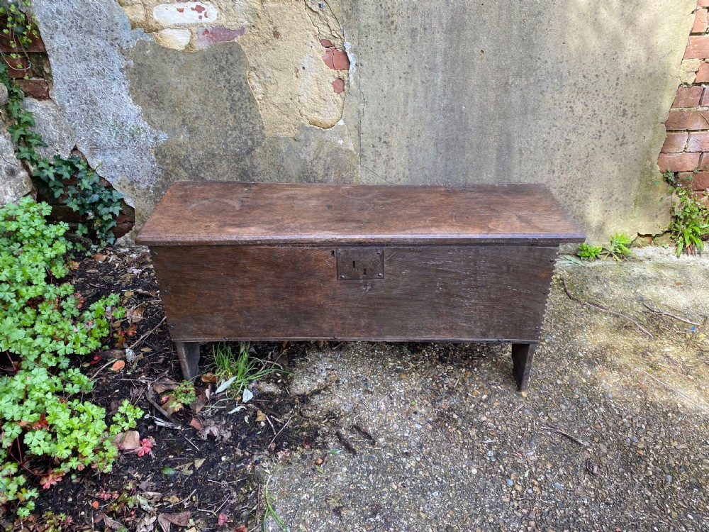 An Early Oak Plank Coffer View VII