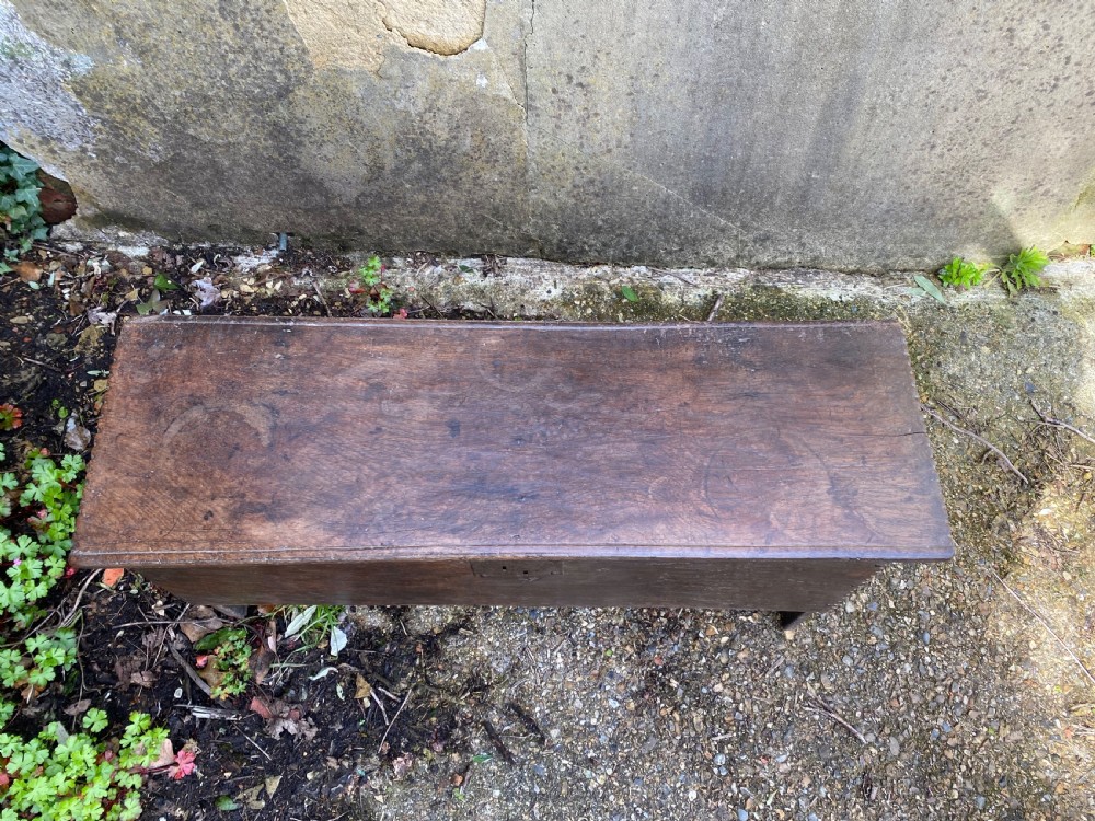 An Early Oak Plank Coffer View VIII