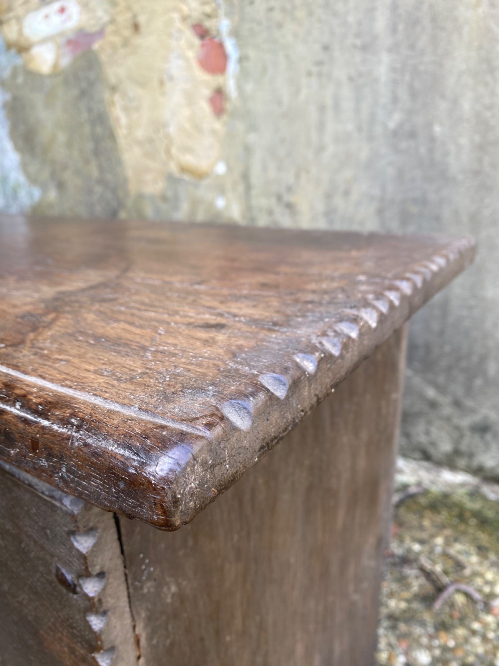 An Early Oak Plank Coffer View XIV