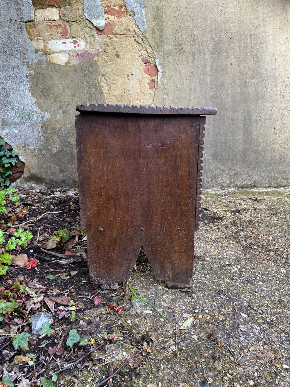 An Early Oak Plank Coffer View XX