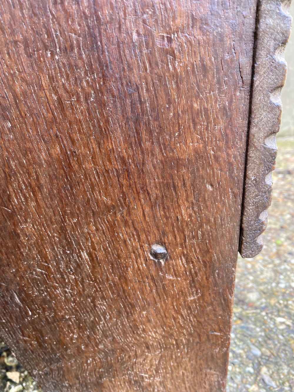 An Early Oak Plank Coffer View XXII