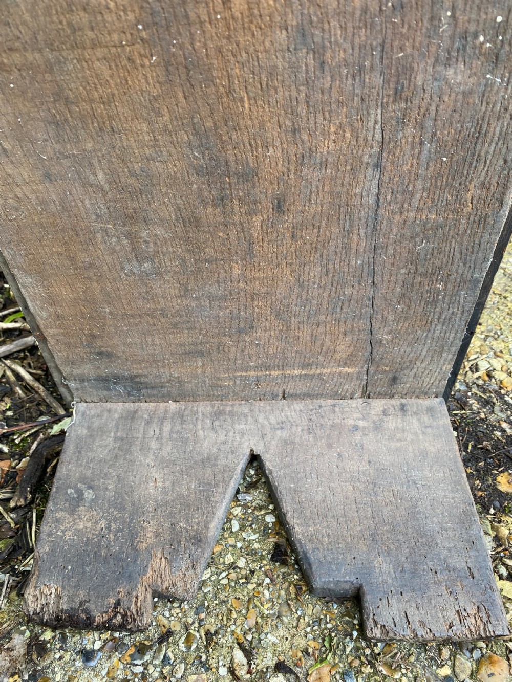 An Early Oak Plank Coffer View XXX