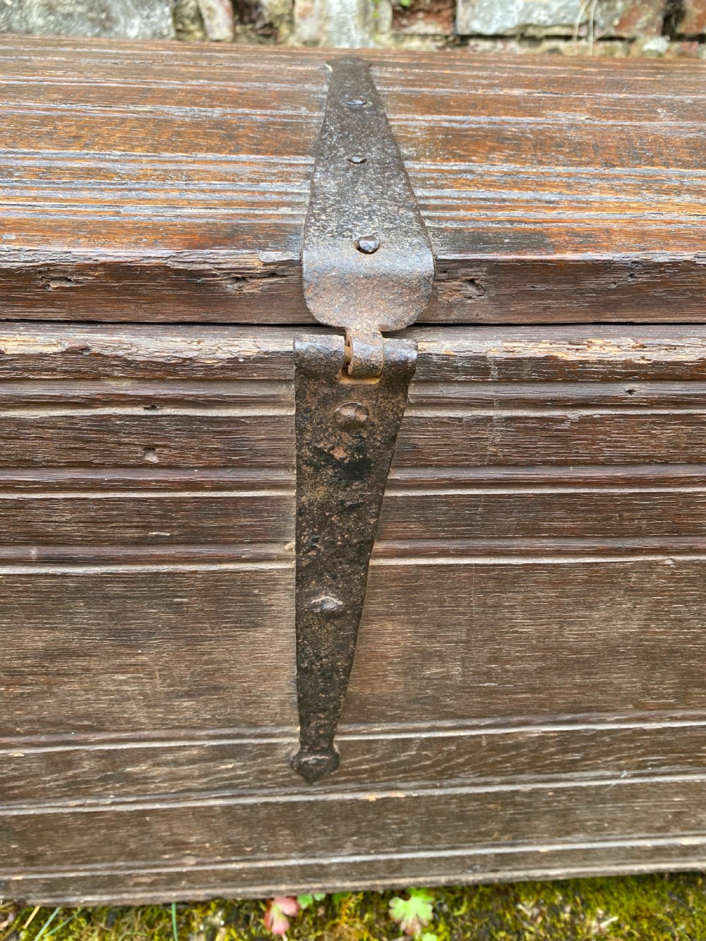 Very Early Oak Plank Coffer View XXII