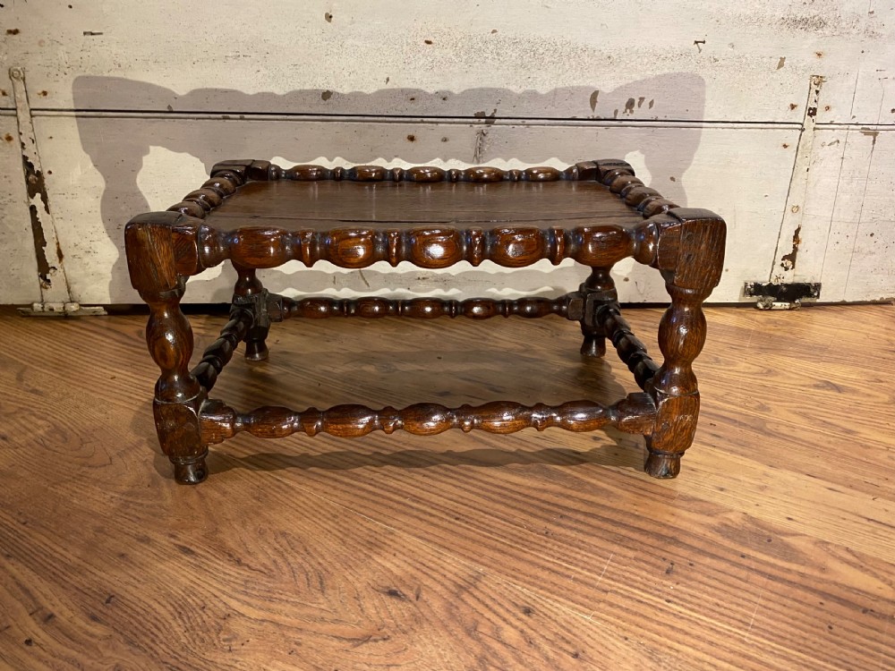 Early Oak Joint Stool