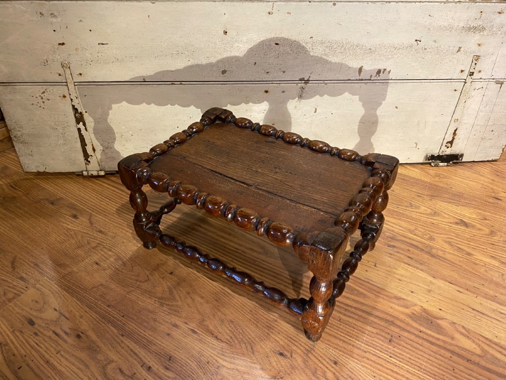 Early Oak Joint Stool View V