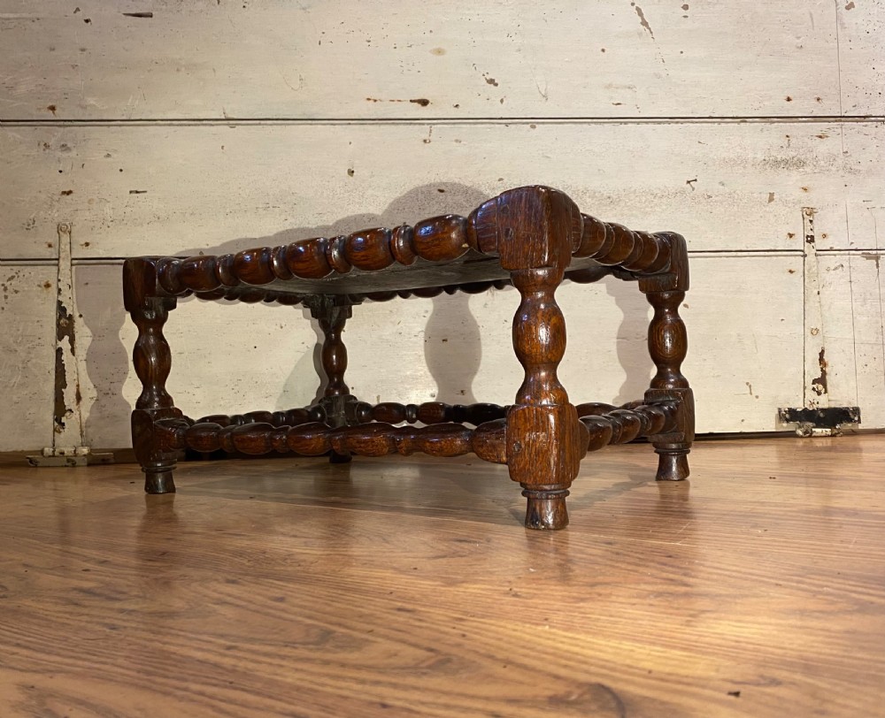 Early Oak Joint Stool View VI