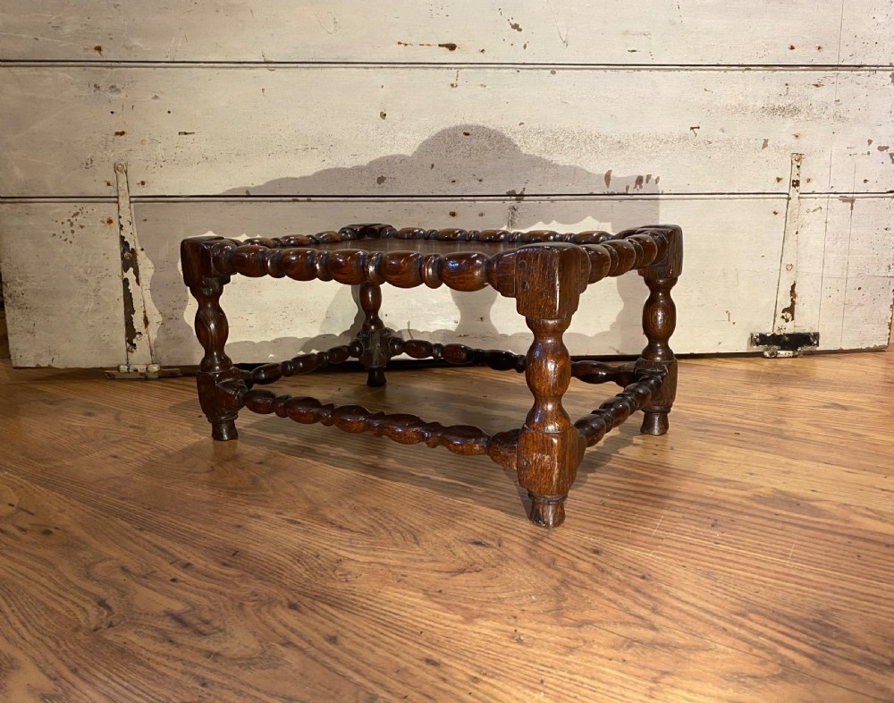 Early Oak Joint Stool View VII