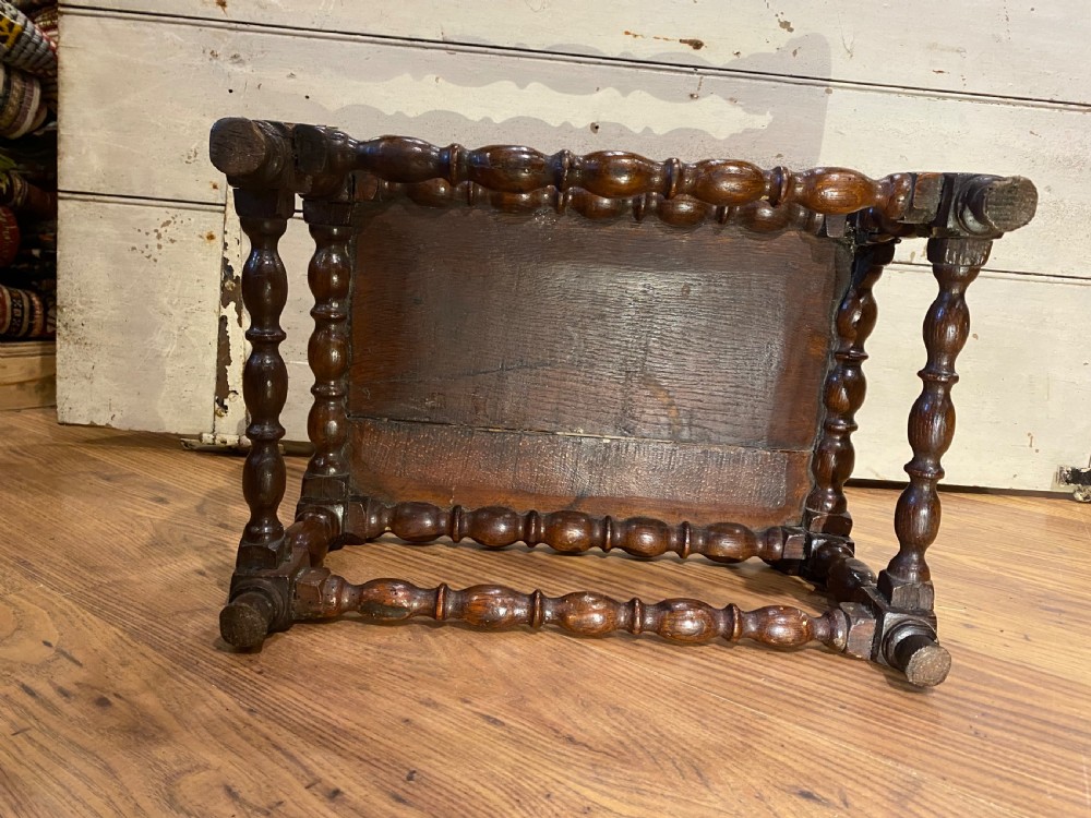 Early Oak Joint Stool View XVII