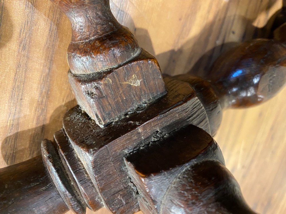 Early Oak Joint Stool View XXI