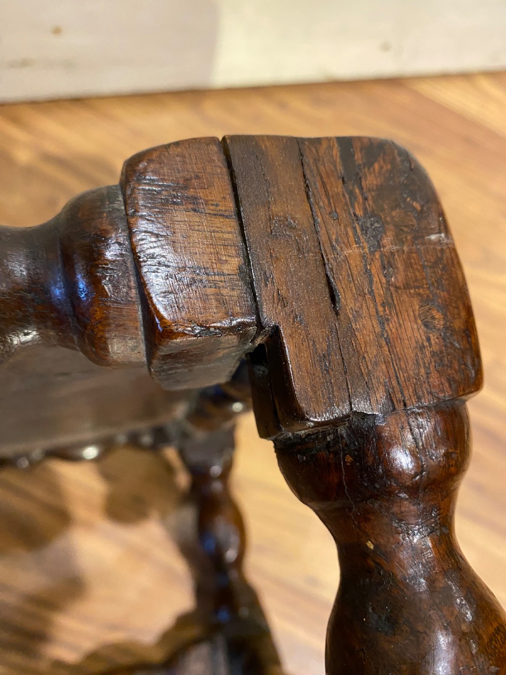 Early Oak Joint Stool View XXII