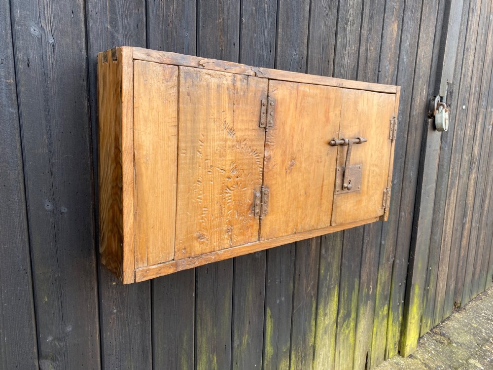 Early Pine Wall Cupboard  View VI