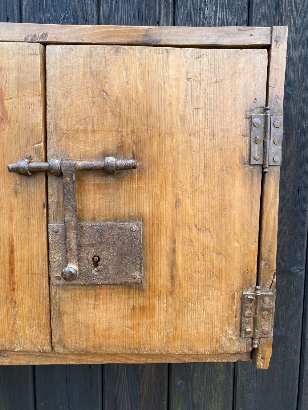 Early Pine Wall Cupboard  View VIII