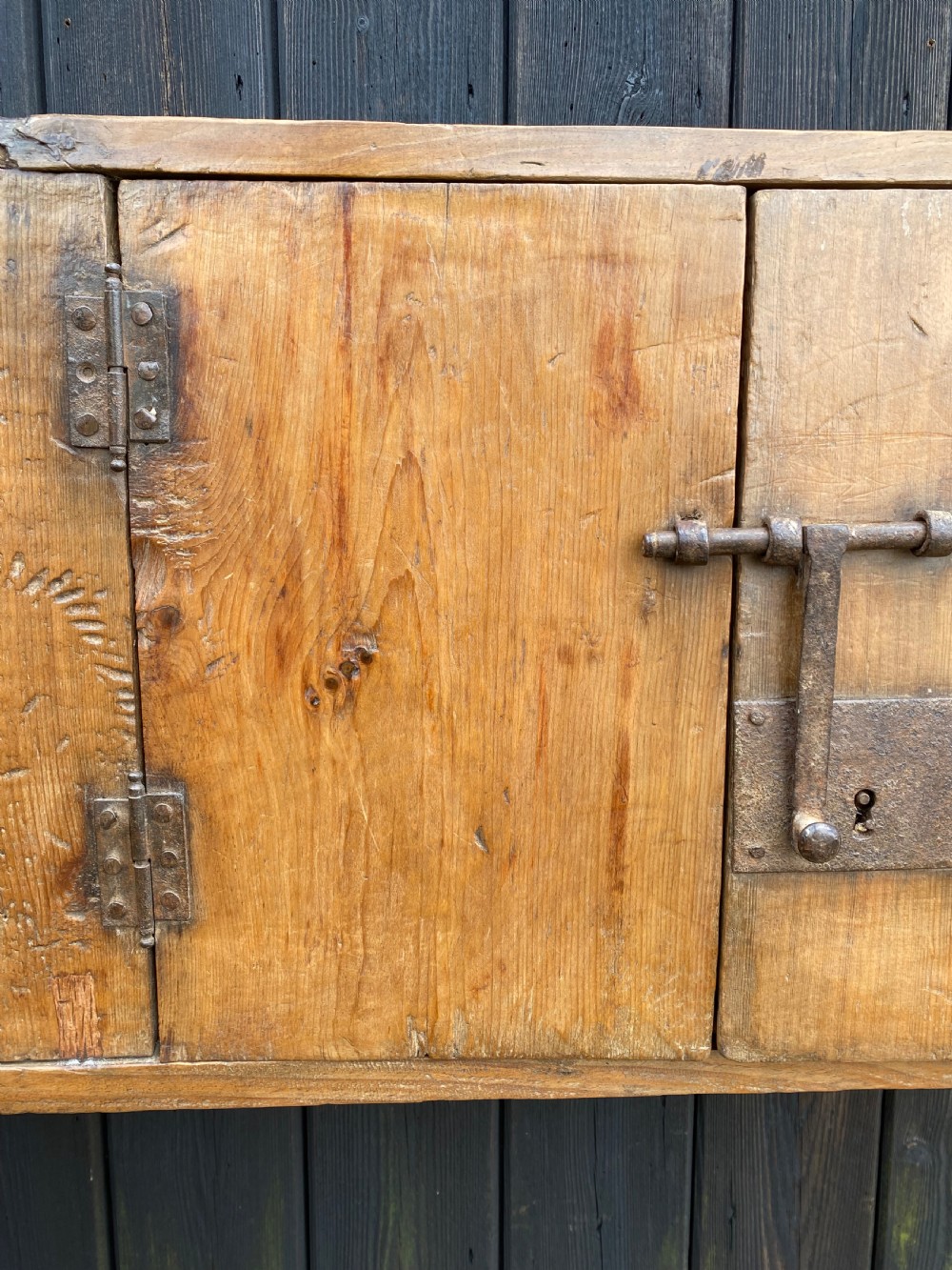 Early Pine Wall Cupboard  View IX