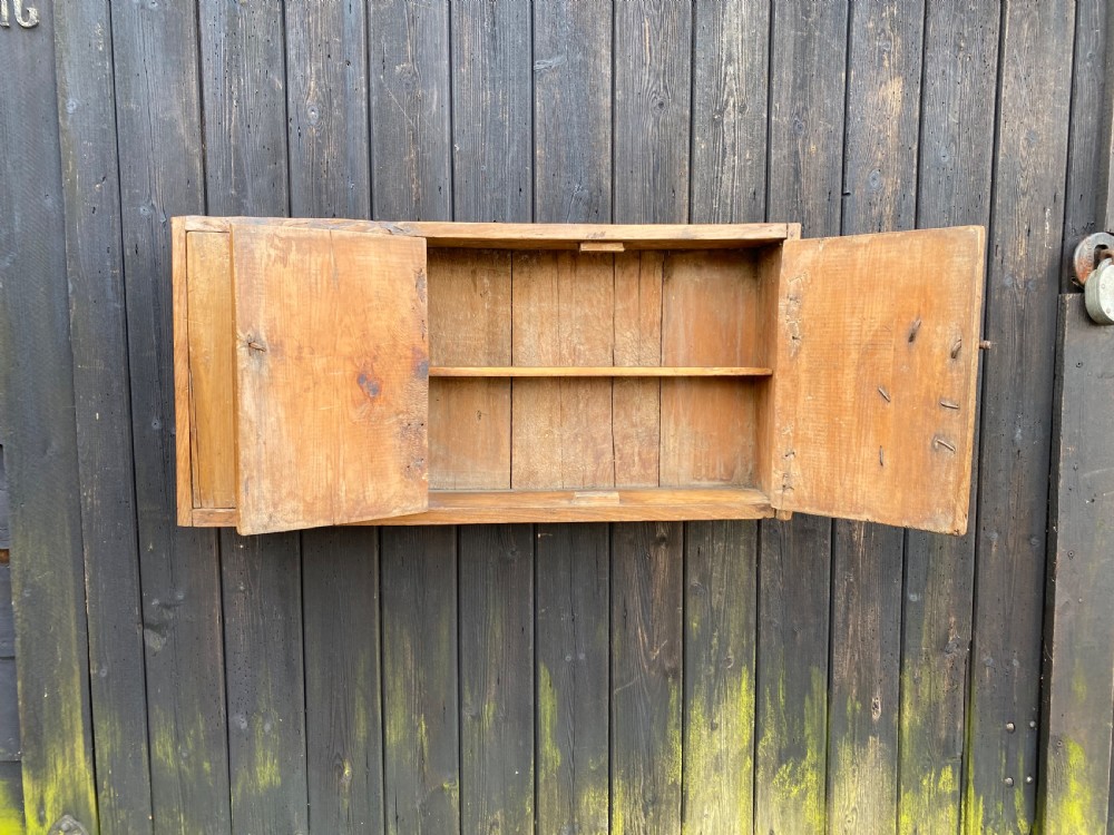 Early Pine Wall Cupboard  View XI