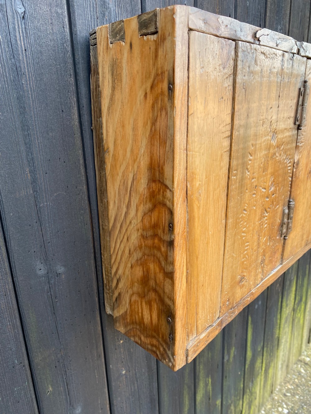 Early Pine Wall Cupboard  View XIX