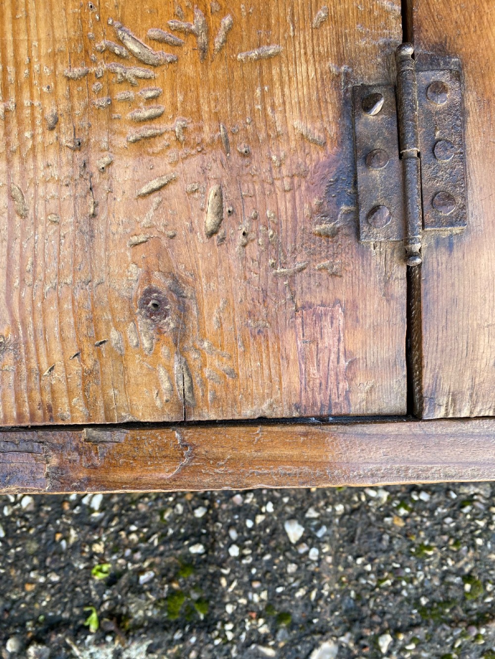 Early Pine Wall Cupboard  View XXIII